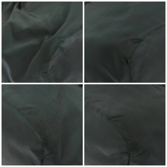 PRADA Hand Bag Nylon 2way Khaki Gold Auth - Picture 16 of 16